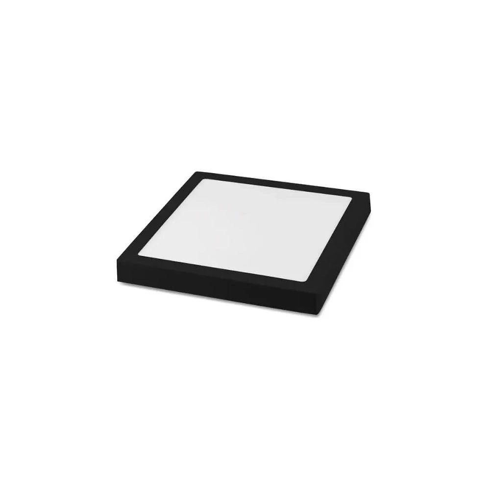 Painel LED de Sobrepor Quadrado 80853001 24W 1800LM Alumínio Injetado Preto Blumenau Iluminação