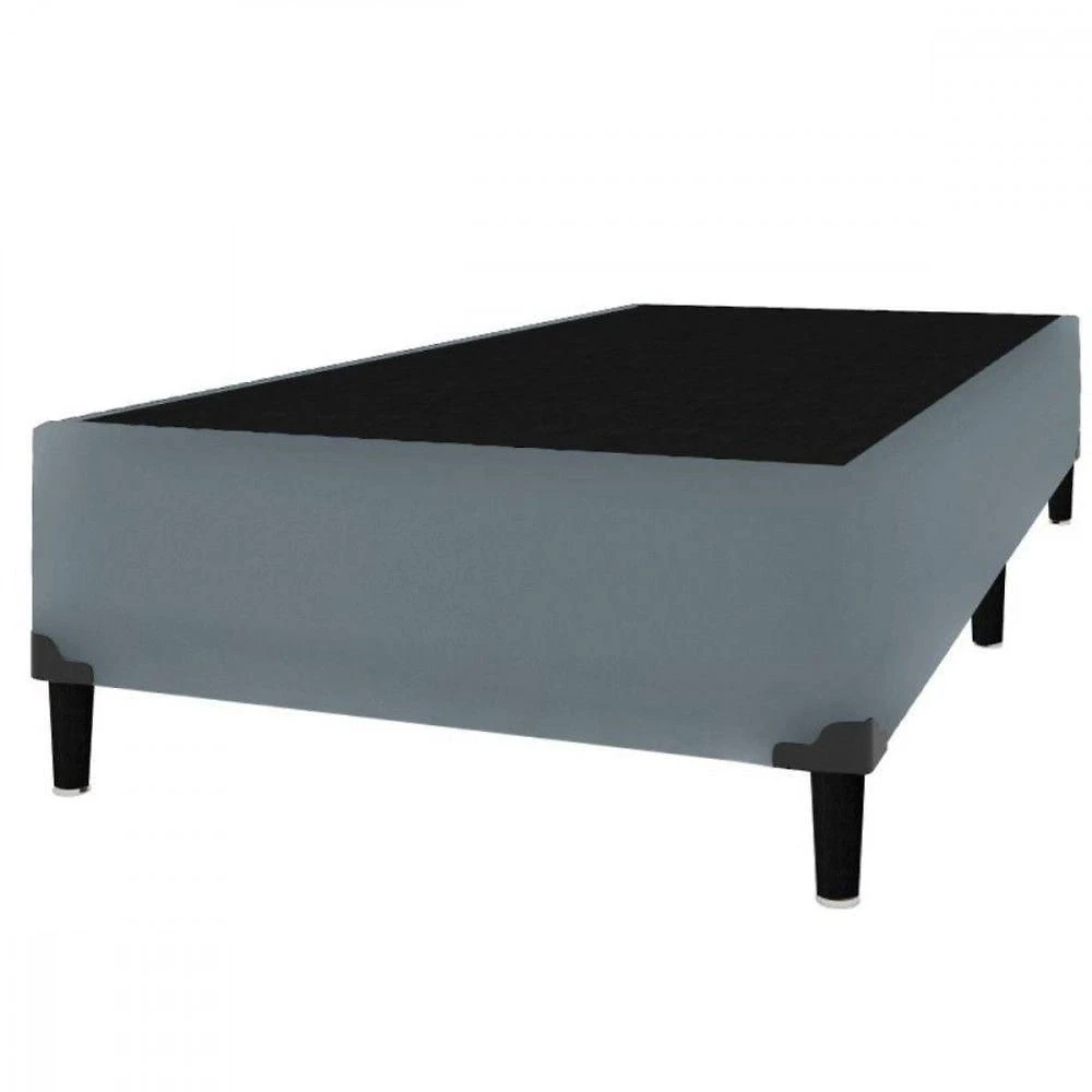 Base para Cama Box Solteiro Base Box Itaflex com Estrutura de Madeira Cinza Itaflex