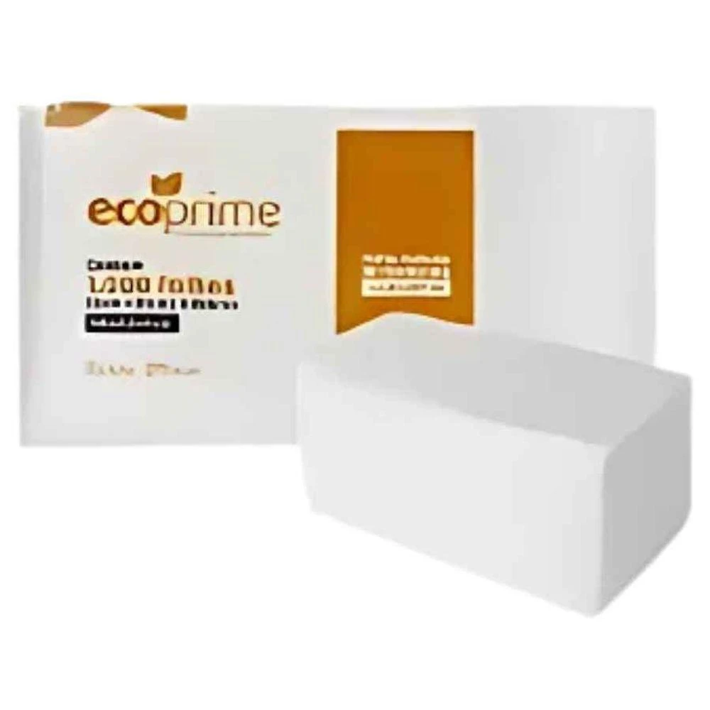 Papel Interfolha Ecoprime 100% Celulose 2 Dobras 22x21CM Pacote com 1000 Folhas