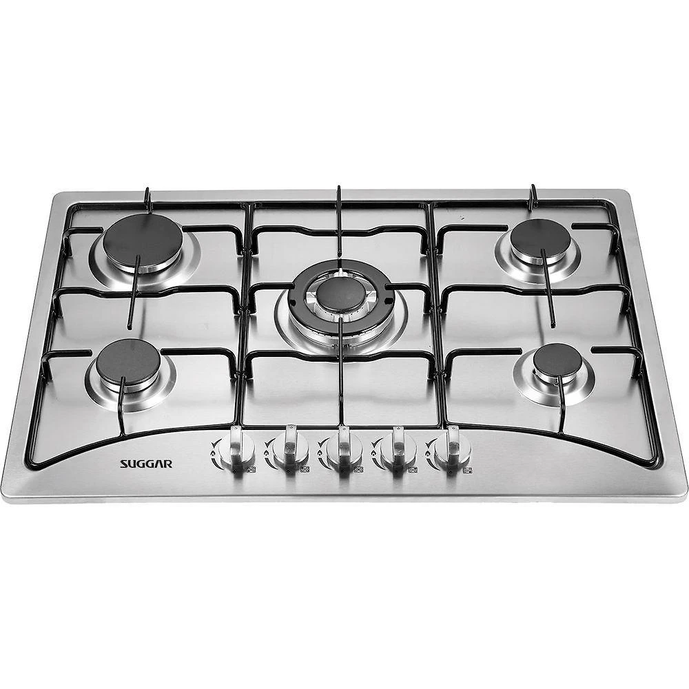 Cooktop 5 Bocas Aço Inox à Gás Suggar FG5135IX Inox Bivolt