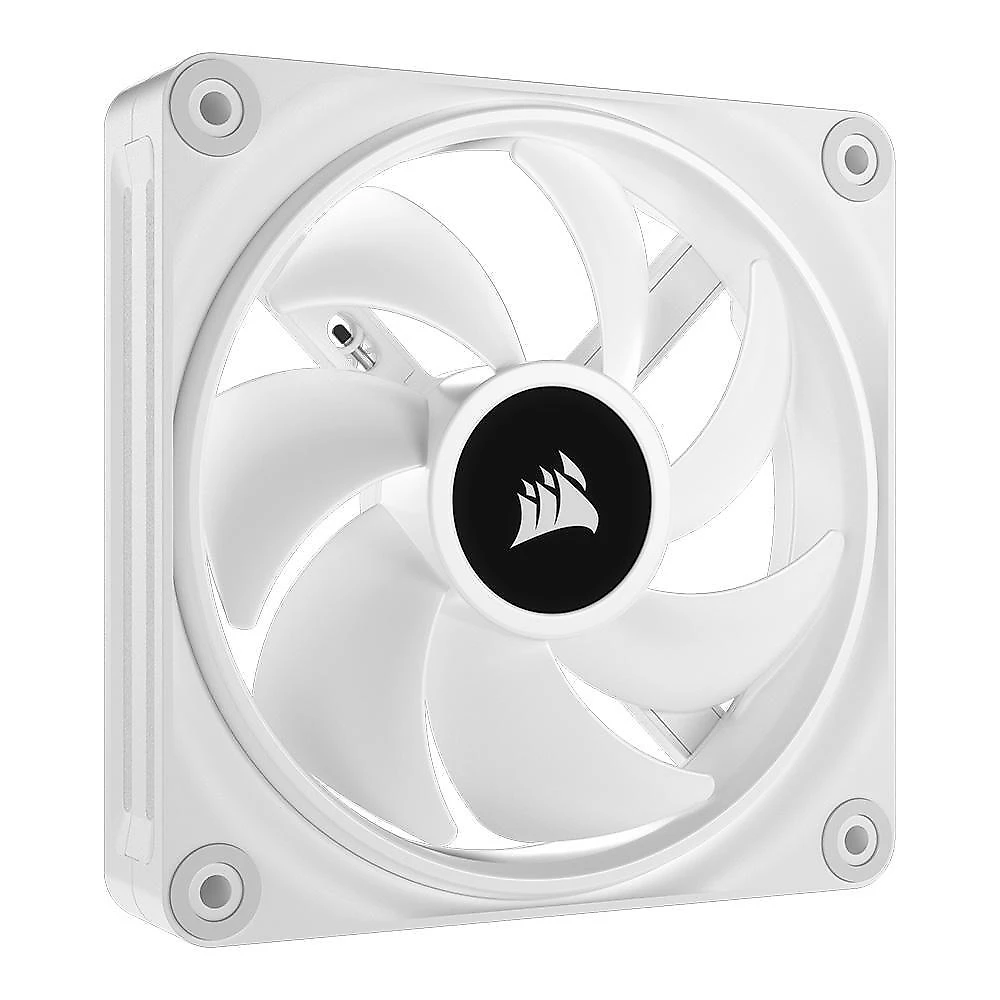 Kit Com 3 Ventoinhas Corsair iCUE LINK QX120, 120mm, RGB, Branco - CO-9051006-WW