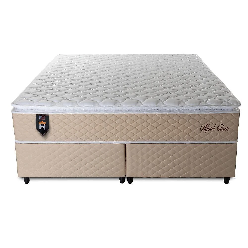 Cama Box Size Alford Molas Ensacadas King Bege King House