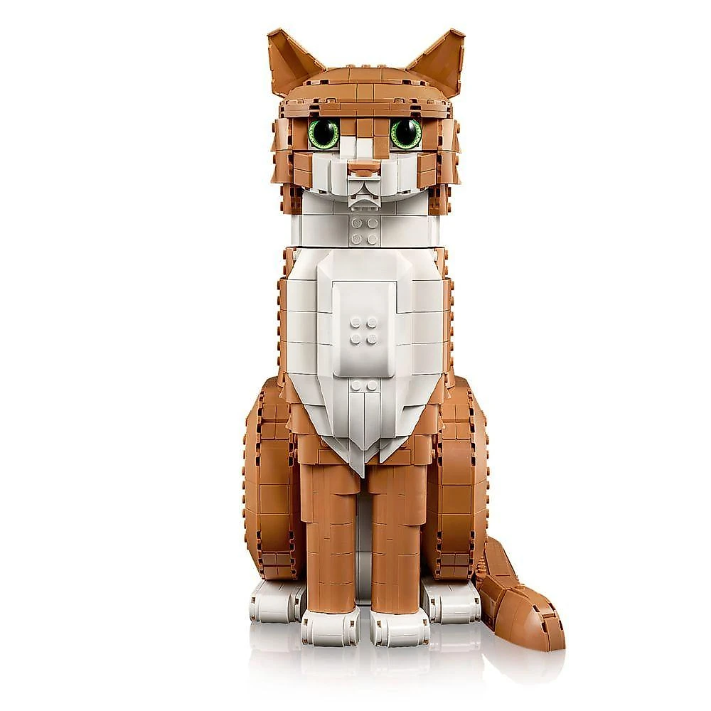 Kit de Construção Ideas Gato Laranja 21376 Figura Articulada Lego