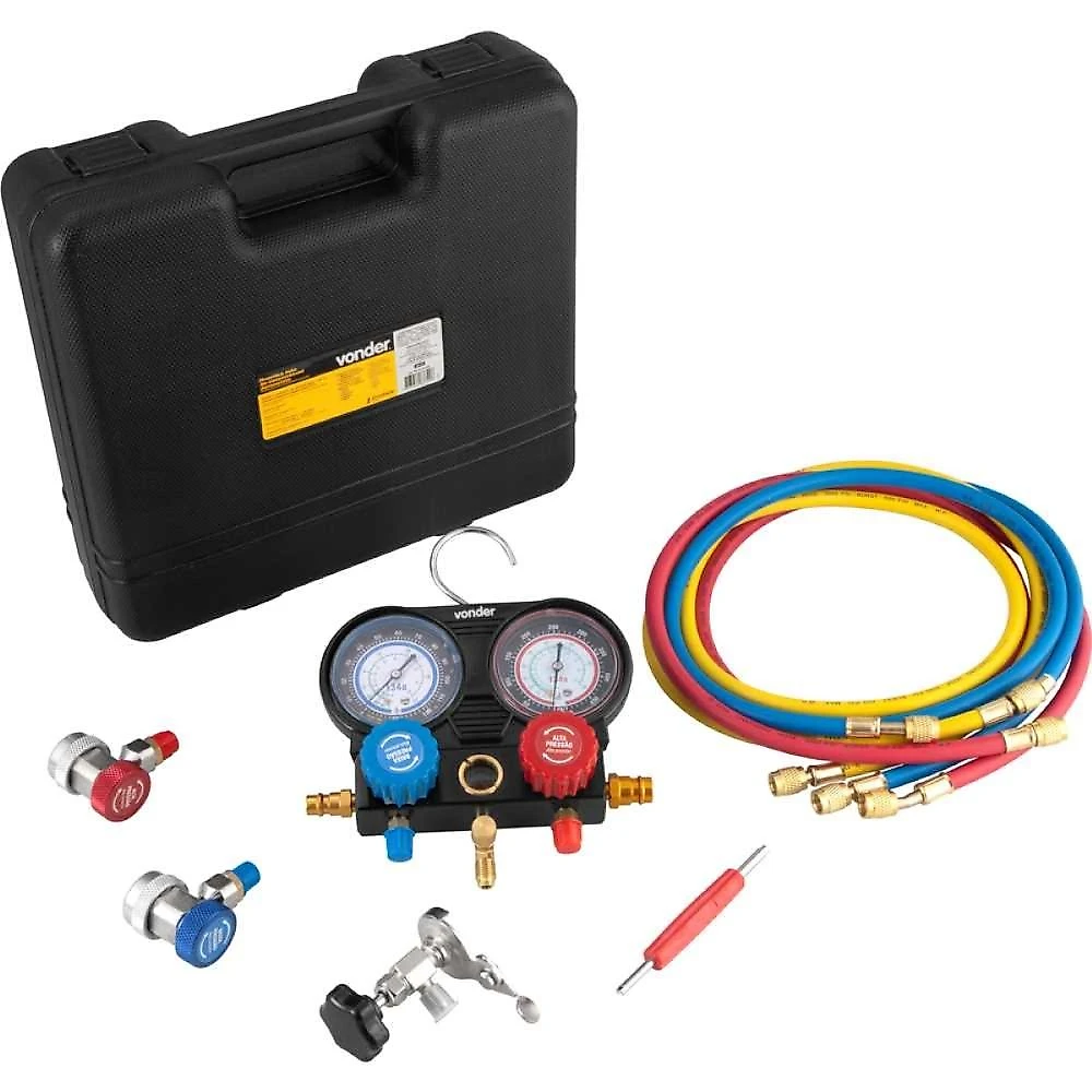 Manifold 120-500lbf ar condicionado automotivo 7/16'' vonder