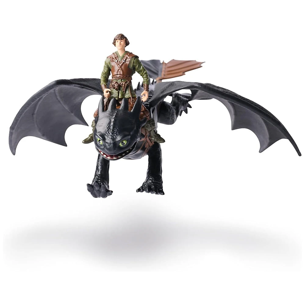 Bonecos de Ação Duo Viking Toothless e Hiccup da Dreamworks Dragons - Brinquedos Infantis para Meninos a partir de 4 anos