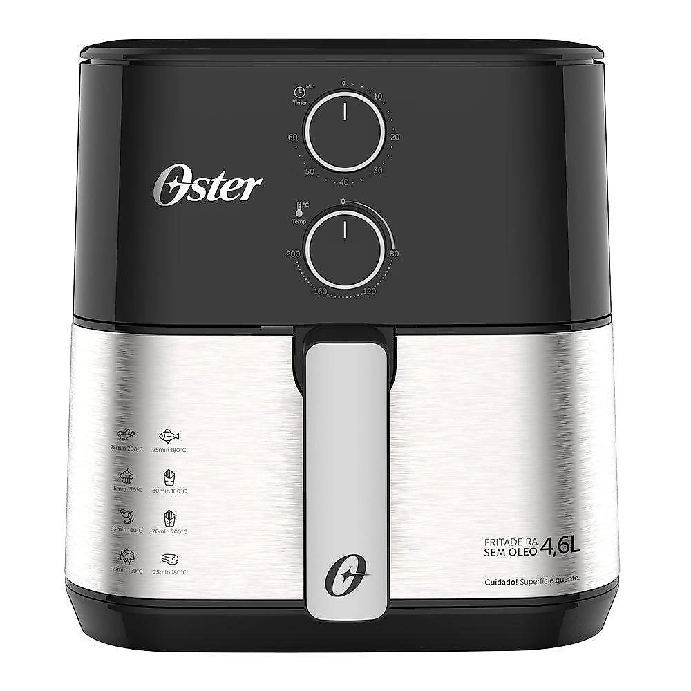 Fritadeira elétrica sem Óleo oster 1500w 4,6 litros 127v ofrt520 110v