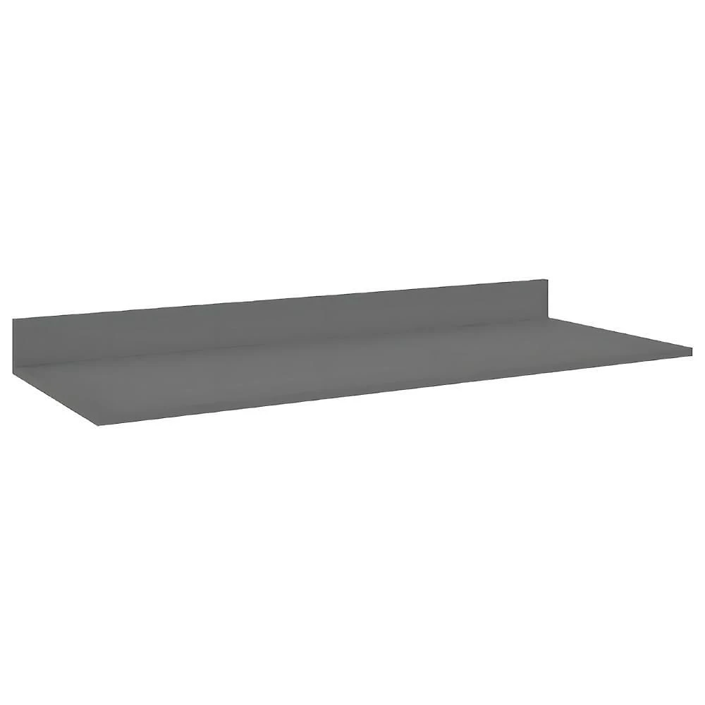 Tampo Para Balcão De Cozinha 150cm Mdp Cinza - Lumil