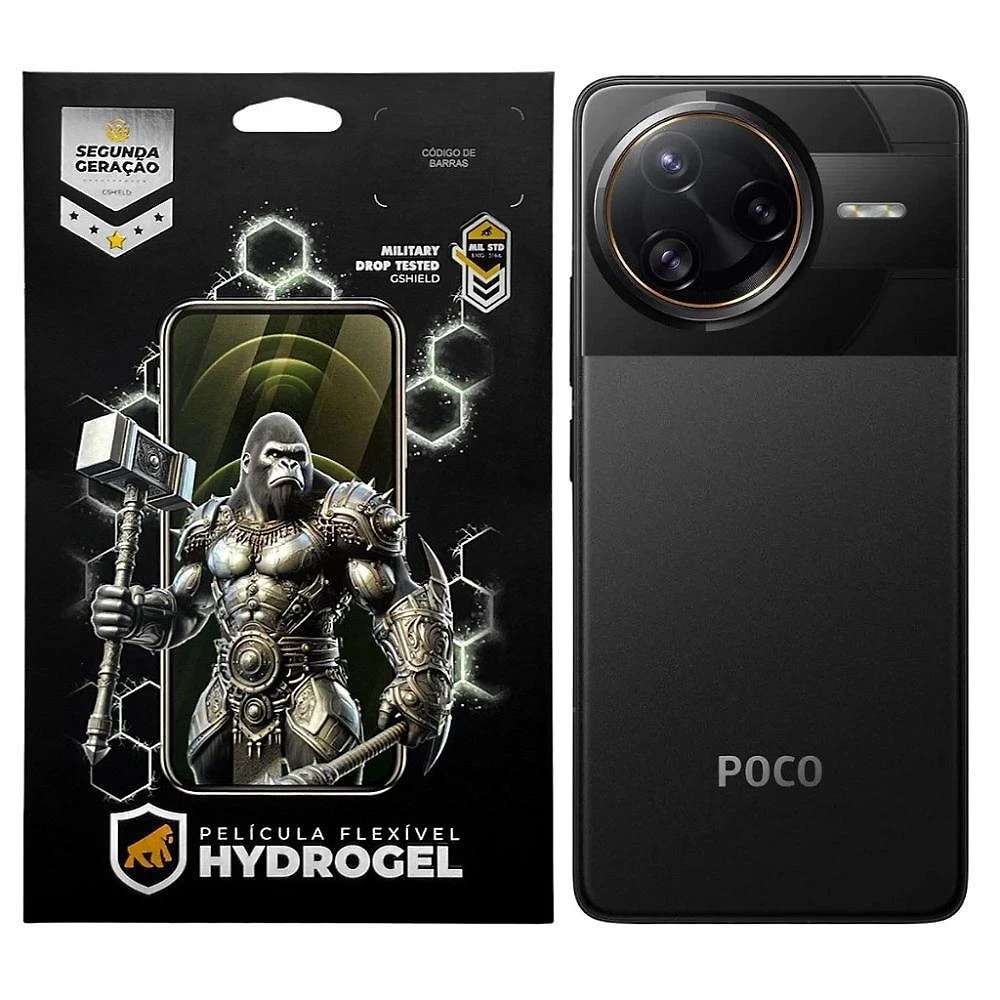 Película Para Poco F7 Ultra - Traseira Hydrogel Hd - Gshield