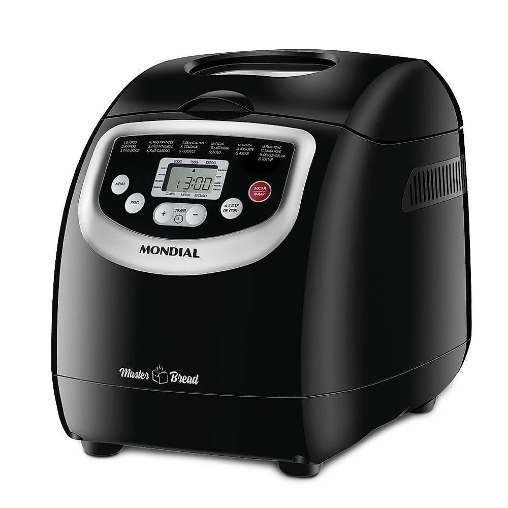 Panificadora automática mondial npf-53 19 programas 700w preto 110v