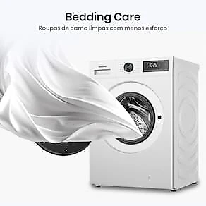 Lava e Seca Hisense WD1i11 11kg Lava e 7kg Seca Branca Inverter 1400 RPM 110V