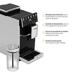Cafeteira Philco PCF03A 1,2L com Moedor 3 Níveis 20 Bar 110V
