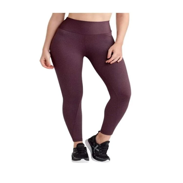 Calça Legging She Cintura Alta Fem - BORDO