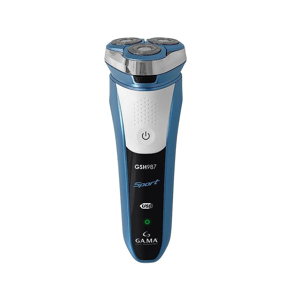 Barbeador ga.ma 3 lâminas gsh987 sport w&d usb bivolt