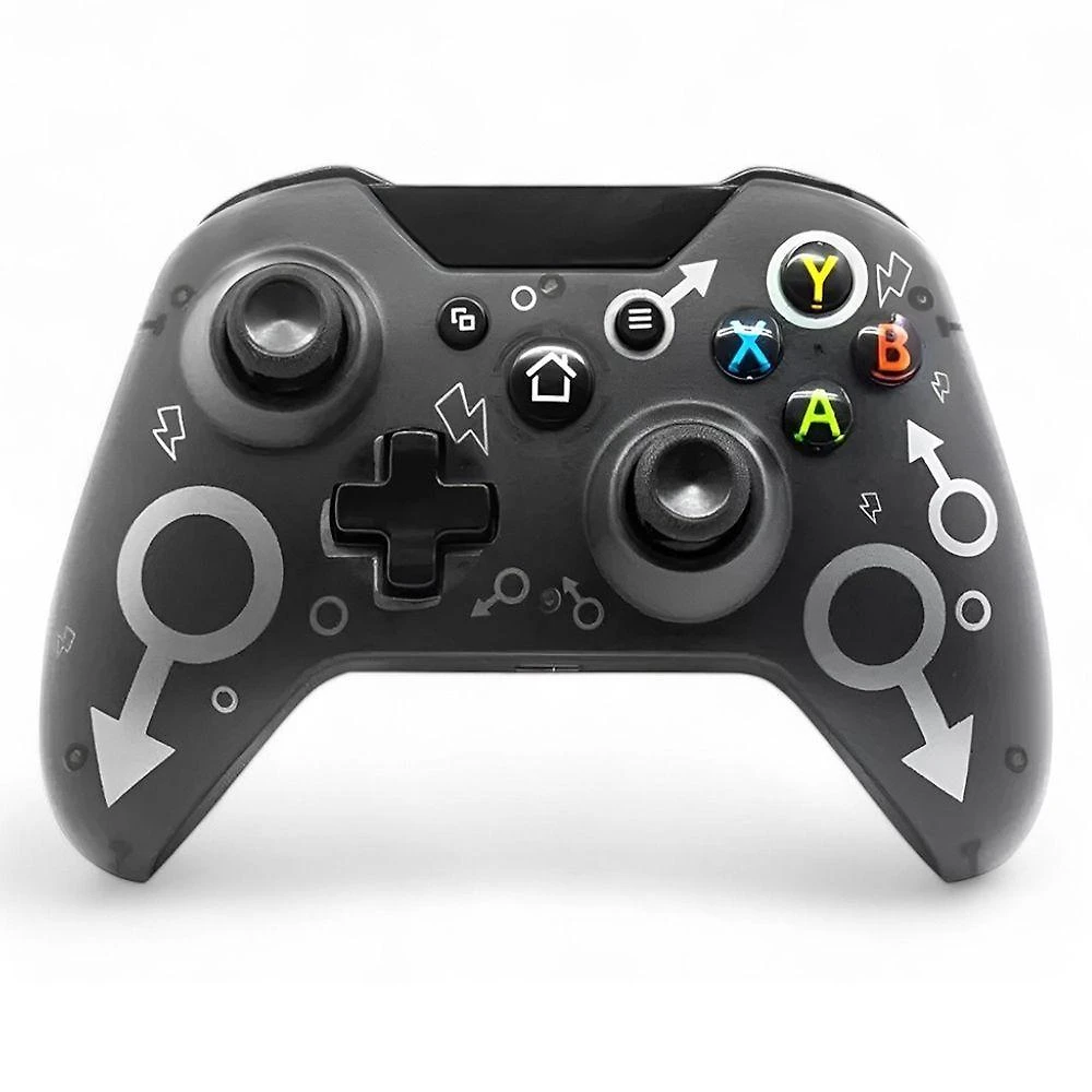 Controle Joystick Sem Fio Preto Personalizado Para Xbox One Notebook E Pc Gamer