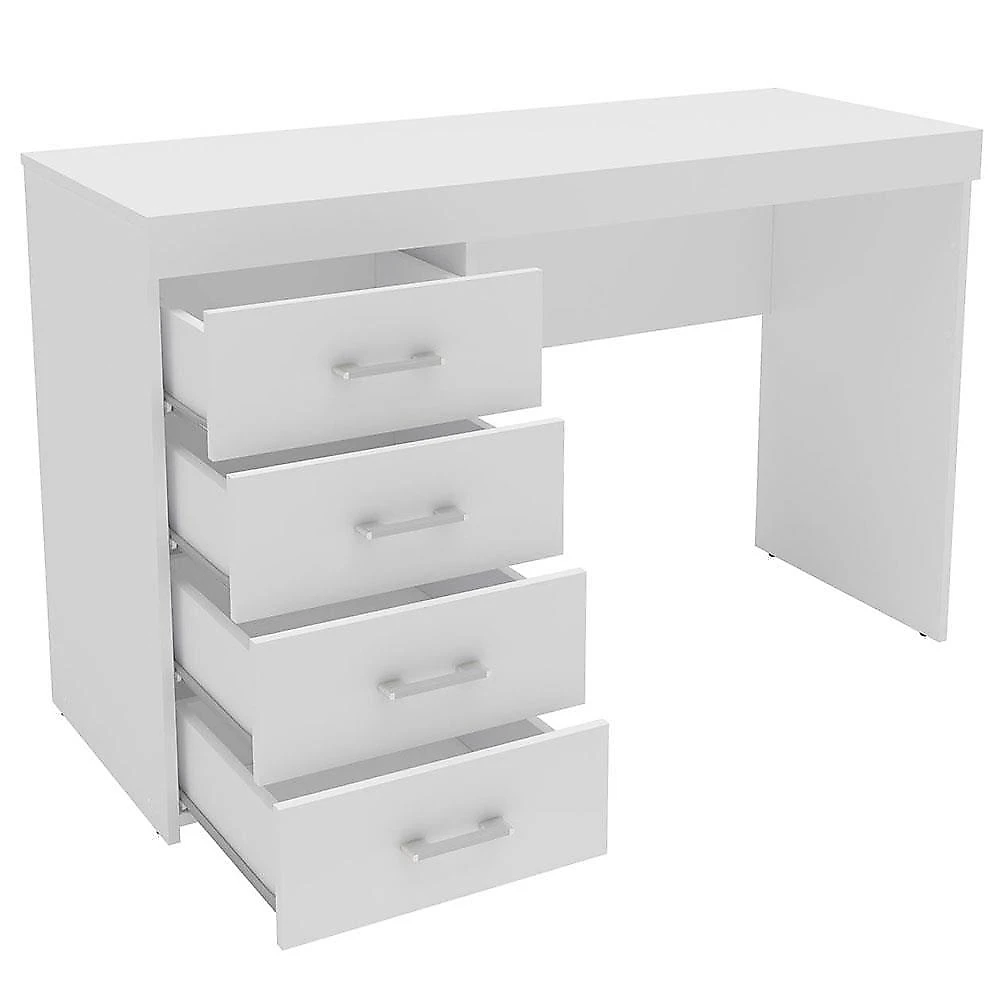 Mesa para computador ou escritório politorno malta com 4 gavetas