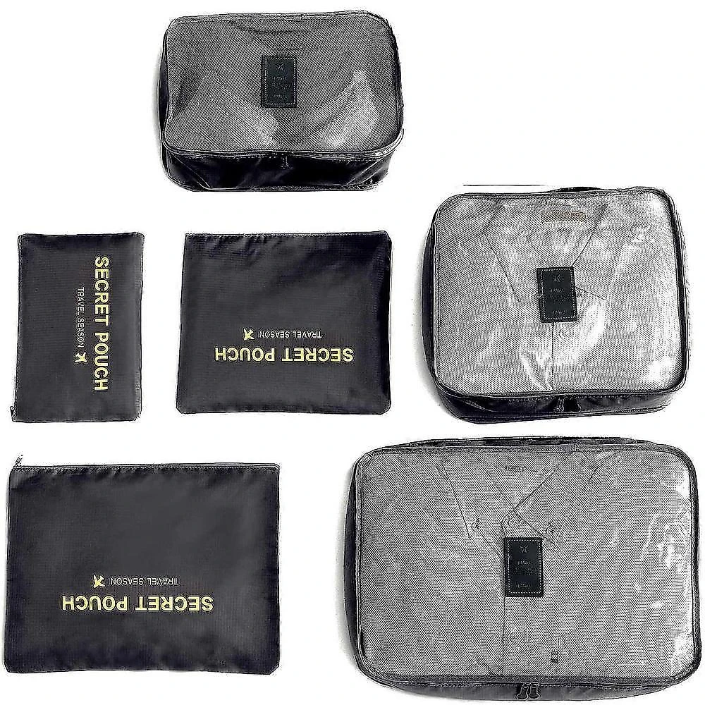 Organizador Mala Viagem Kit Completo 6 Peças Necessaire