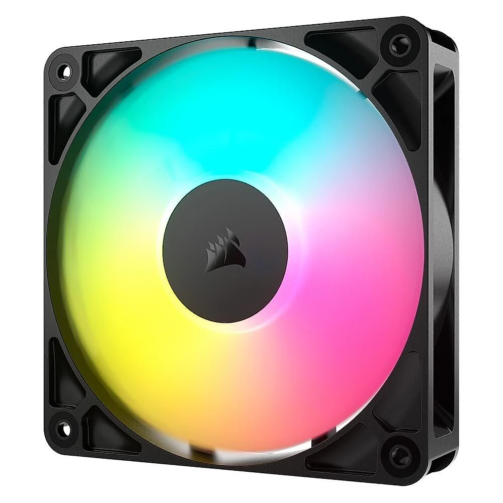 Kit com 3 Ventoinhas Corsair RS120 ARGB, 120mm, PWM, Preto - CO-9050181-WW