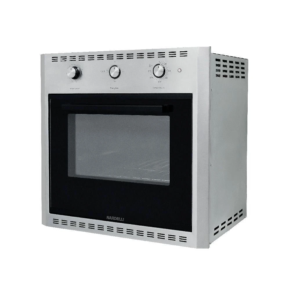 Forno Elétrico Embutir Nardelli E60 Inox 60l Inox 110V