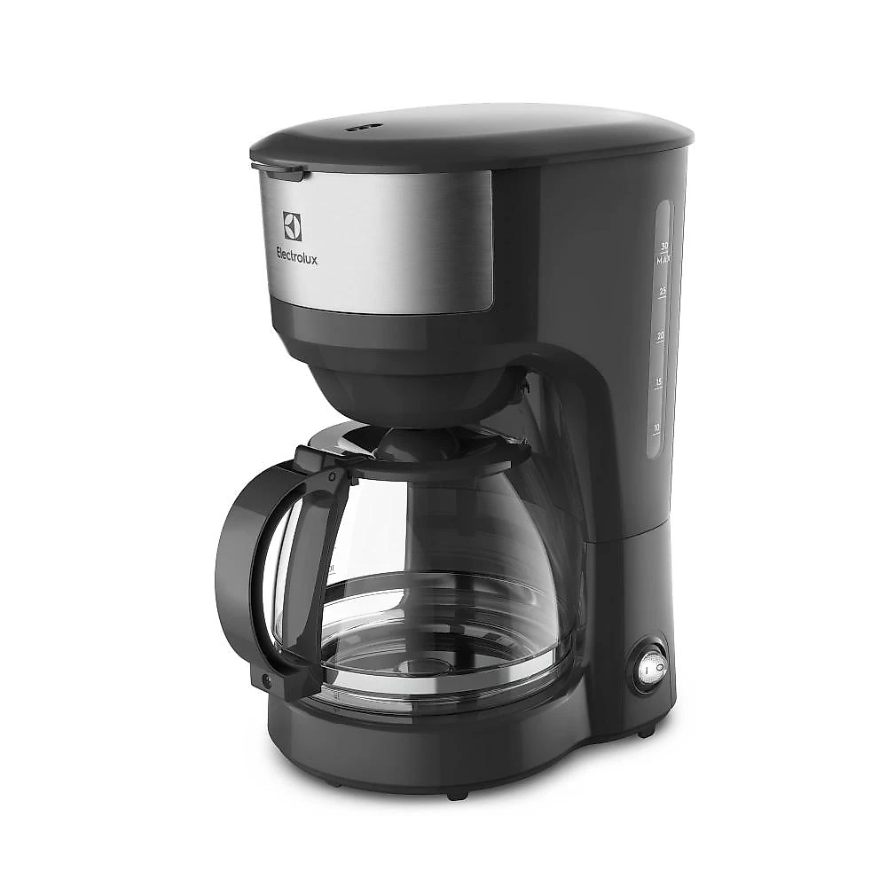 Cafeteira elétrica electrolux efficient ecm20 30 xícaras aço inox escovado/preto 110
