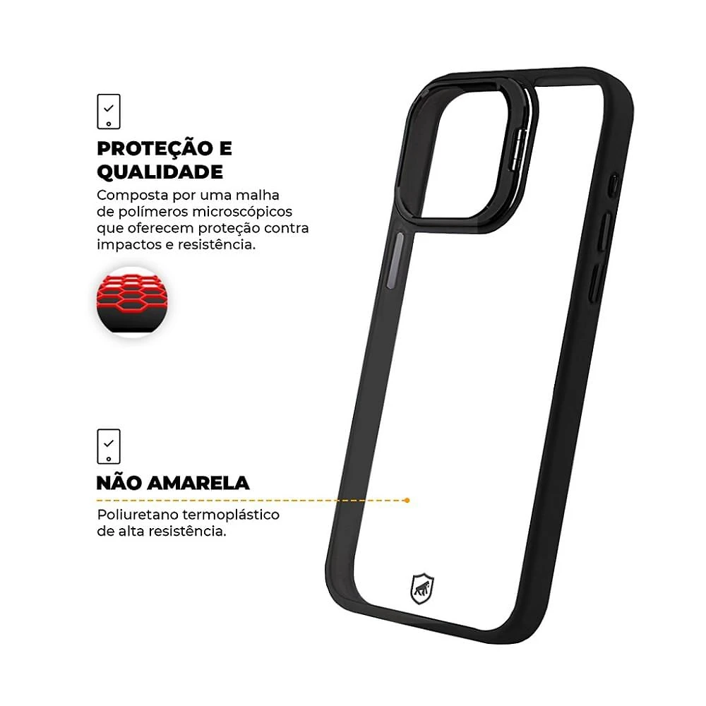 Miniatura Capa para iPhone 13 Pro Max - Gravity Preta - Gshield