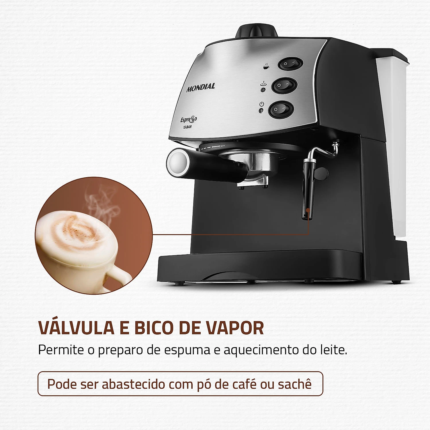 Miniatura Máquina de Café Expresso Mondial C-08 127V