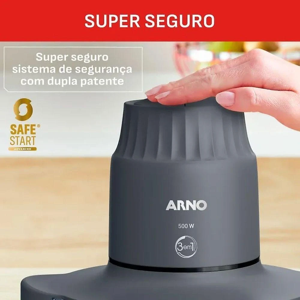 Processador de Alimentos Arno Choppeo CH01 300ML Preto 110V