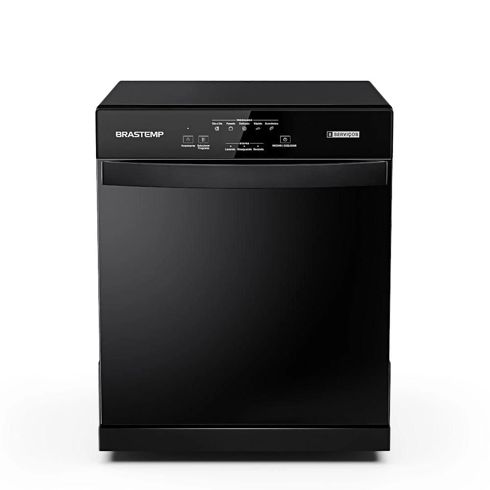 Lava Louças Brastemp 8 Serviços Preta BLF08AE