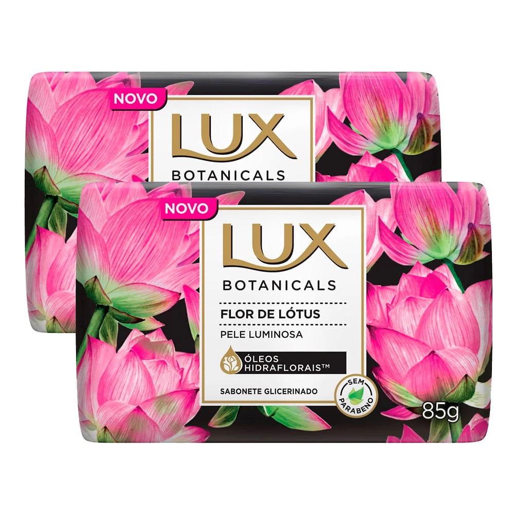 Kit 2 Sabonete em Barra Lux Botanicals Flor de Lótus 85g