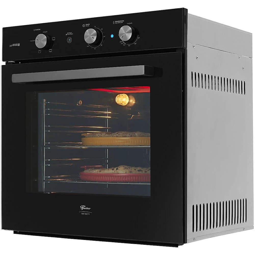 Forno Elétrico de Embutir Fischer Infinity 78 Litros com Grill - 40370 Preto - 2361 - 110V