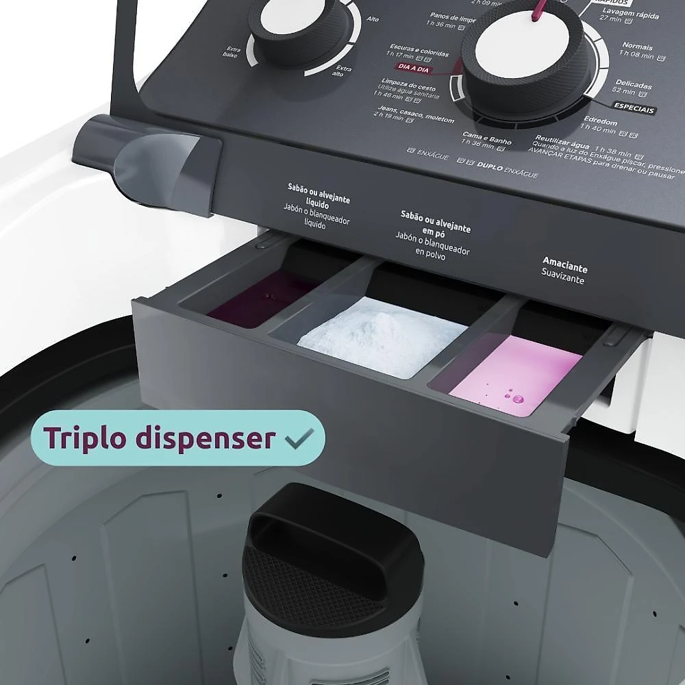 Máquina De Lavar Mueller 13kg Com Ultracentrifugação E Ciclo Rápido MLA13 110V Branco