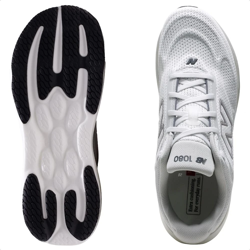Tênis New Balance 1080 V15 Masculino Branco / Cinza - 38