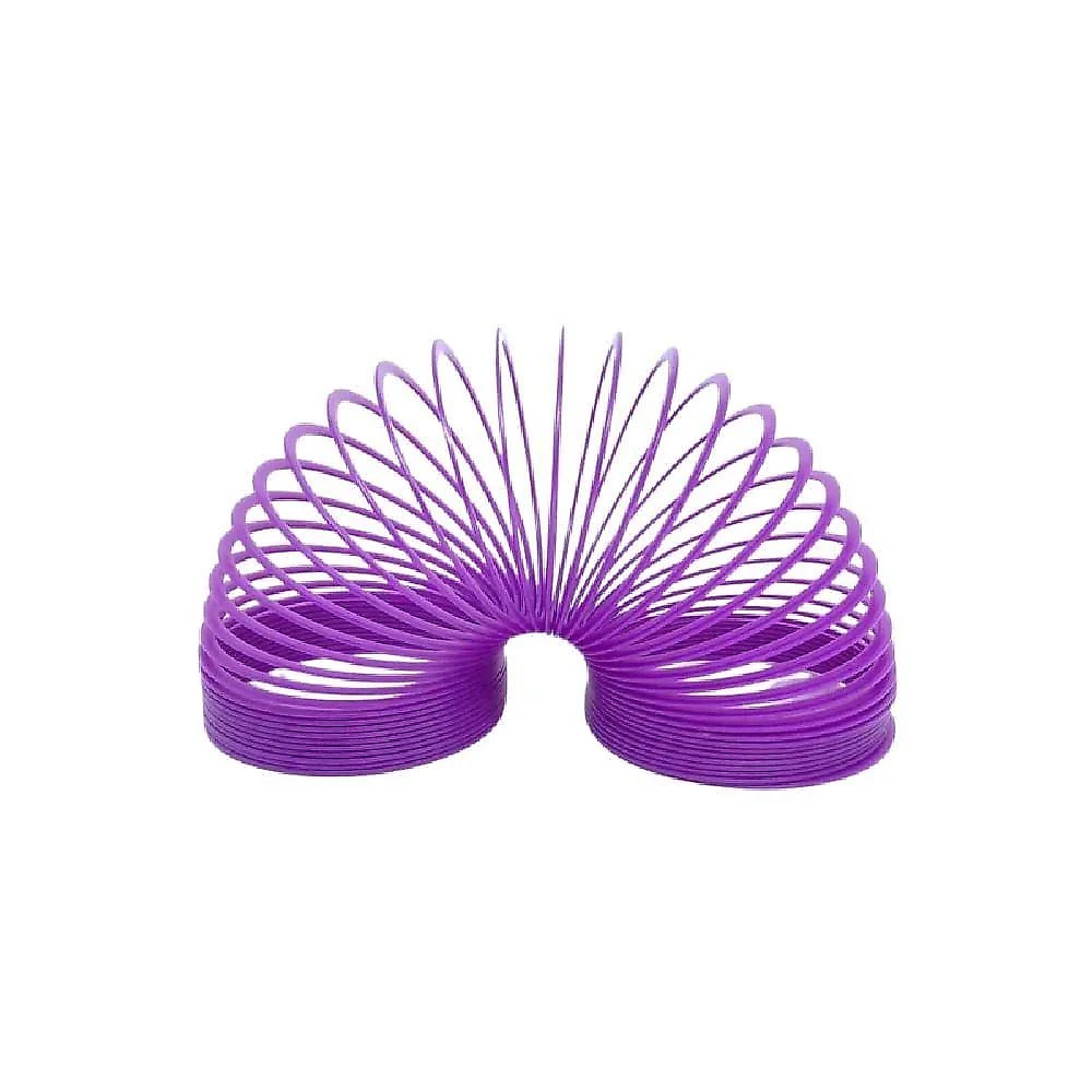 Brinquedo Mola Espiral 3628 para Brincadeiras Recreativas e Educativas Cores Vibrantes Gelelé