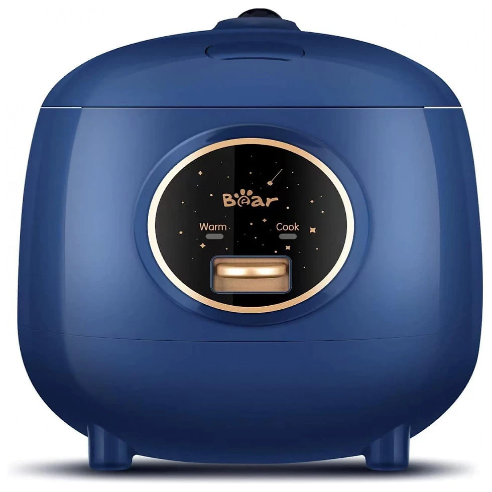 Panela de Arroz Eletrica Bar 1.2L Multifuncional e Antiaderente Removível, 110V 200W, Azul