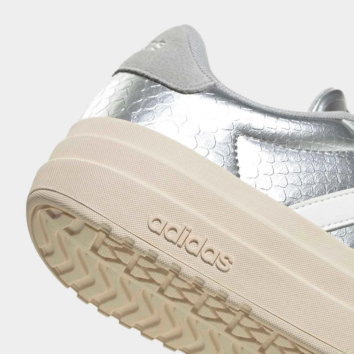 Tênis Adidas Vl Court Bold Feminino Prata - 34