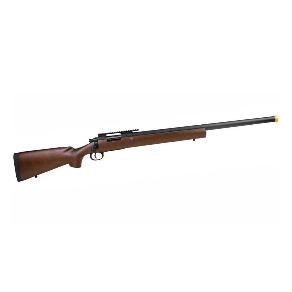 Miniatura Rifle Airsoft Sniper M24 Storm Wood + Luneta 4x32 + Capa