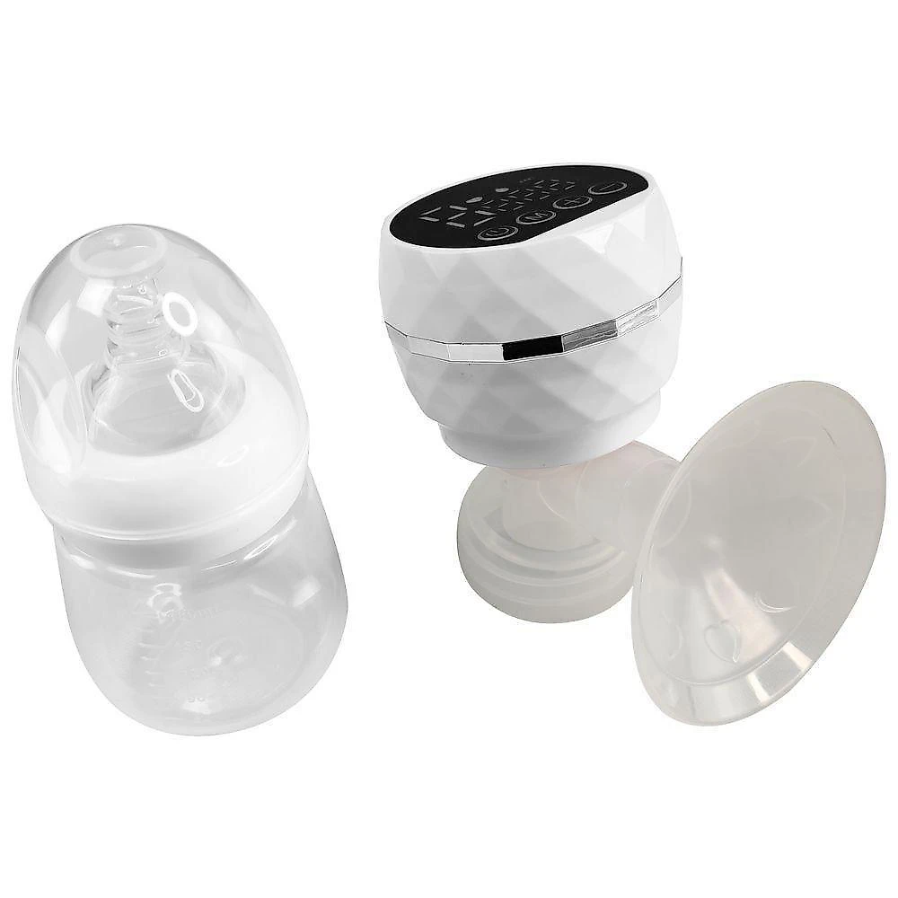 Bomba Tira Leite Elétrica BSL3630-1 com Massagem, Sucção Ajustável, Visor Digital Branco Aquilae
