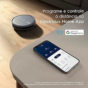 Aspirador Robô Electrolux ERB44 Experience Wi-Fi Autonomia 2h Controle por Voz Bivolt Azul