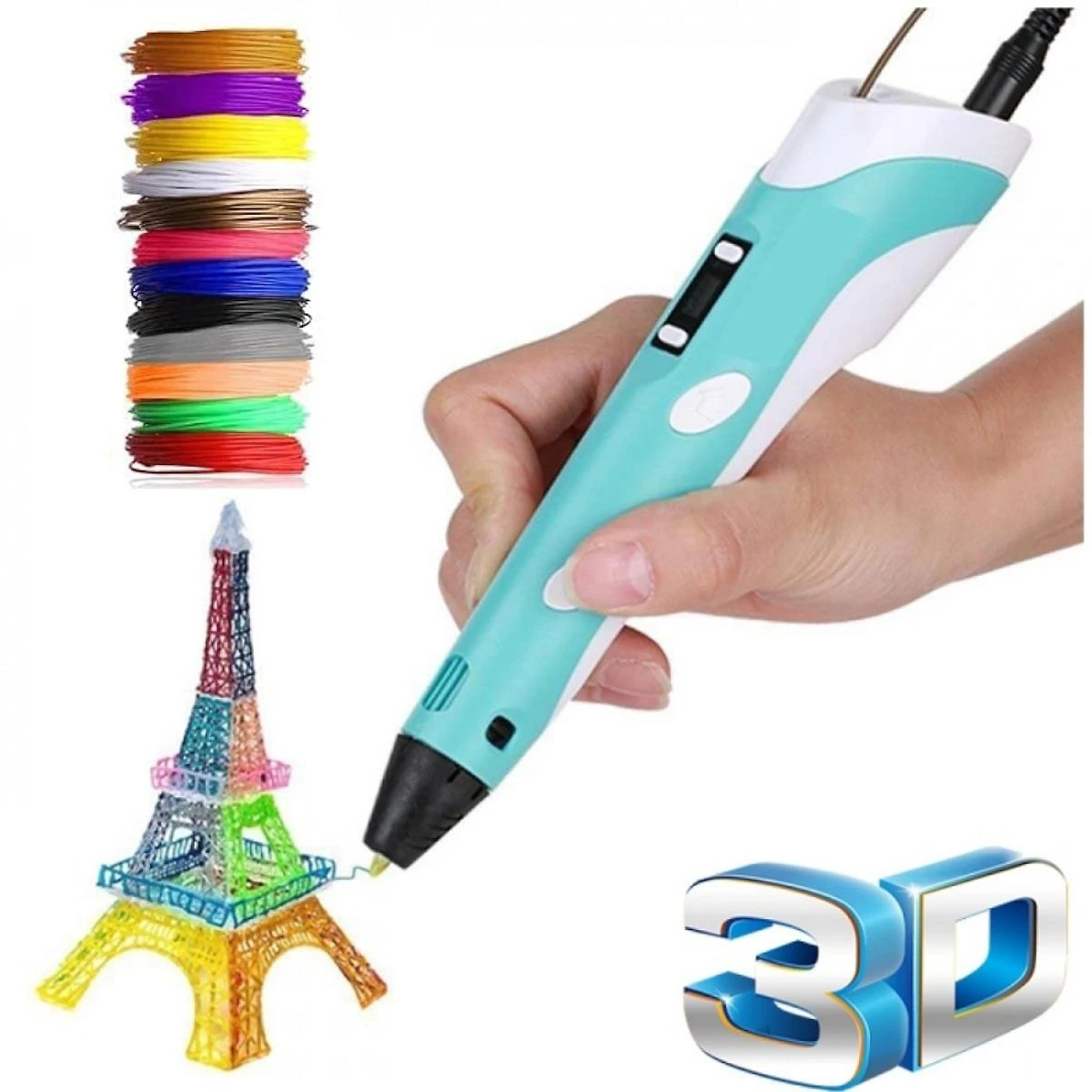 Miniatura Caneta 3D Infantil Criativa
