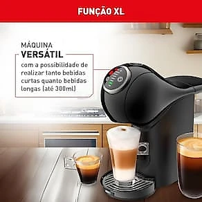 Cafeteira Expresso Arno Dolce Gusto Genio S Plus DGS2 - Preta 110V