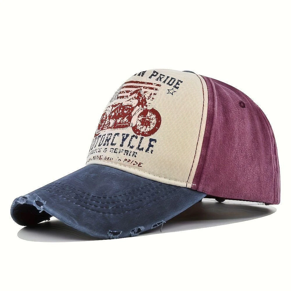 Boné de Beisebol Kestor Truy Vintage Lavado Poliéster Vermelho