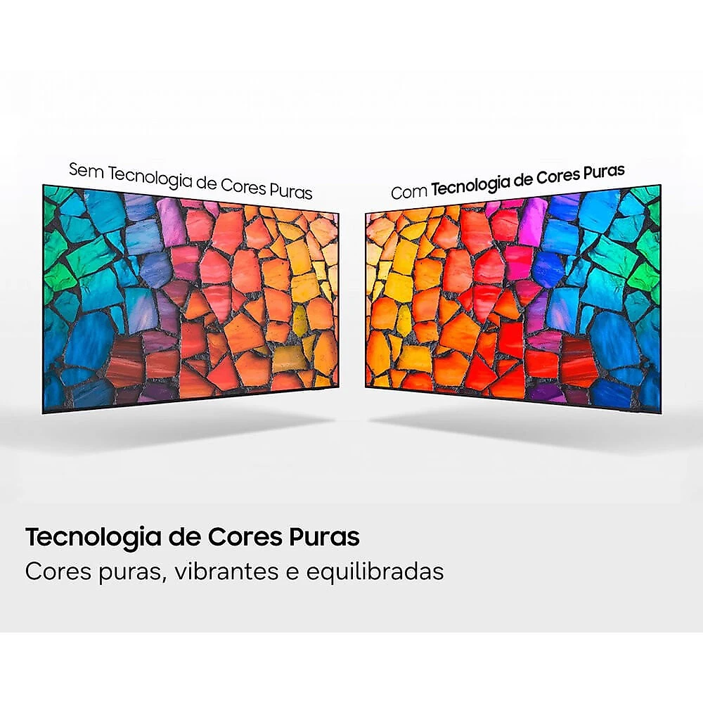 Smart TV Samsung 55 Polegadas Vision AI Mini LED 4K UN55M75HAGXZD 001532602217 - Preto - Bivolt