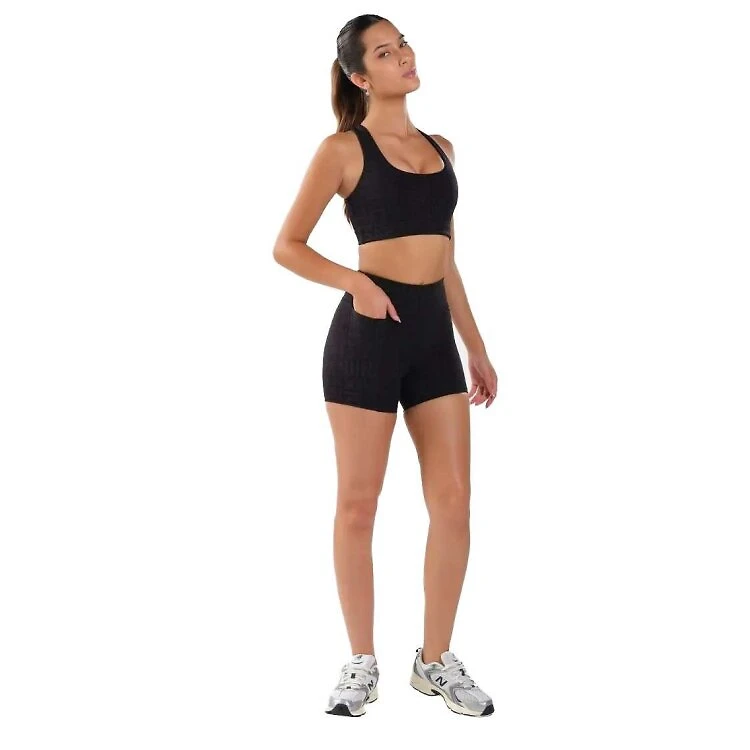 Shorts Acquamires Bolso Fit Feminino - PRETO