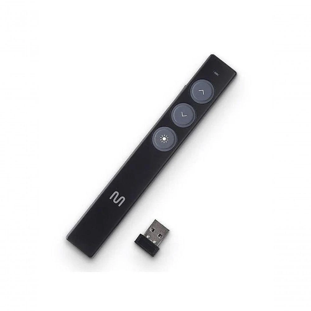 Apresentador Pen Laser PS100 AC285 com Alcance de 200M e Conexão USB Preto Multilaser