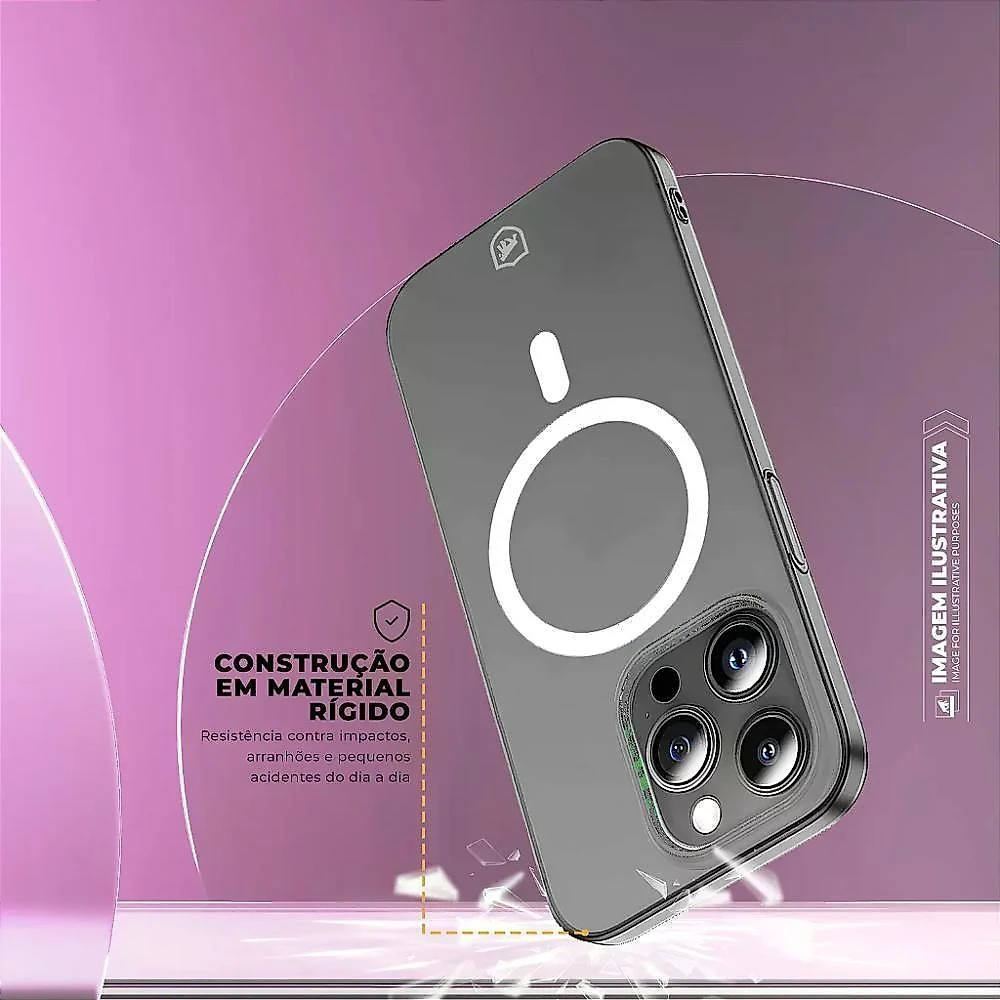 Capa para Celular Gshield Samsung Galaxy S25 FE Crystal Slim Magsafe Acrílico Transparente 1 Unidade