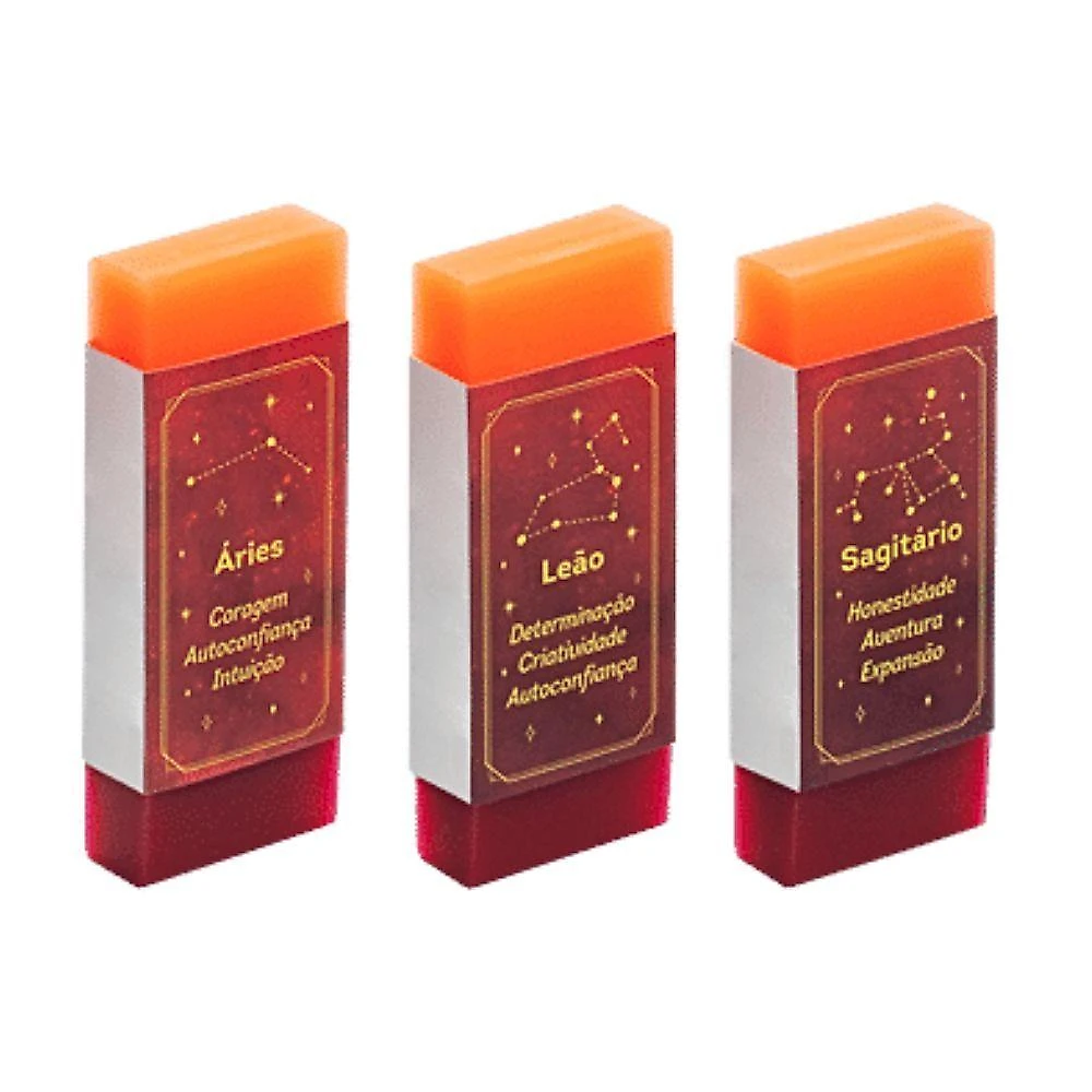 Borracha Escolar Tris Holic Signos Capricórnio com Textura Macia, Capa Protetora e Personalizada webcontinental-7897476603816