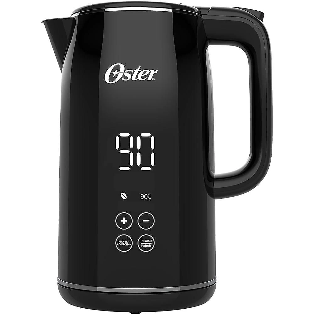 Chaleira Digital Oster Black 1,7L Com Controle De Temperatura 220V