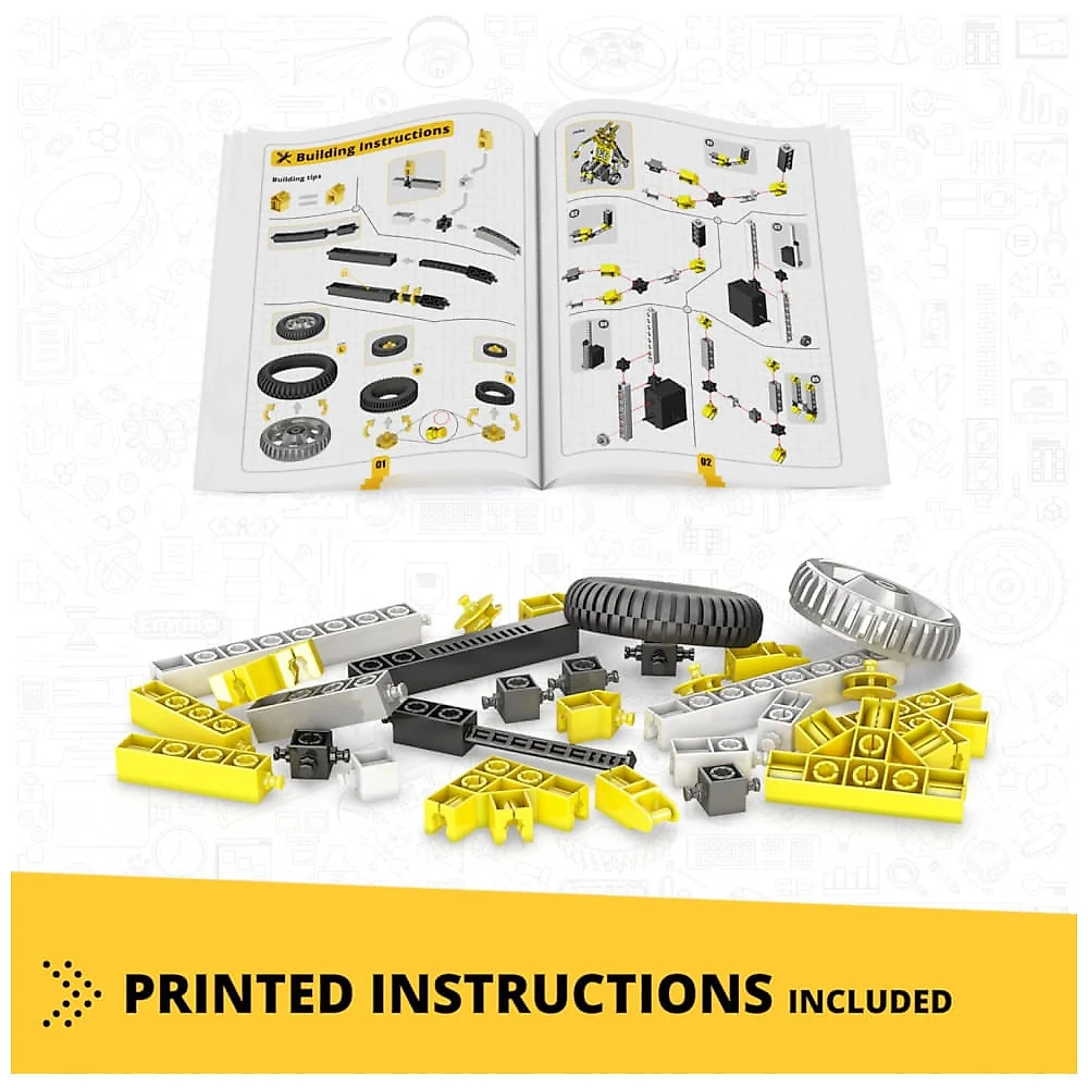 Kit de Construção Robótica com Bluetooth, Mini ERP e Software Keiro, Engino, Branco