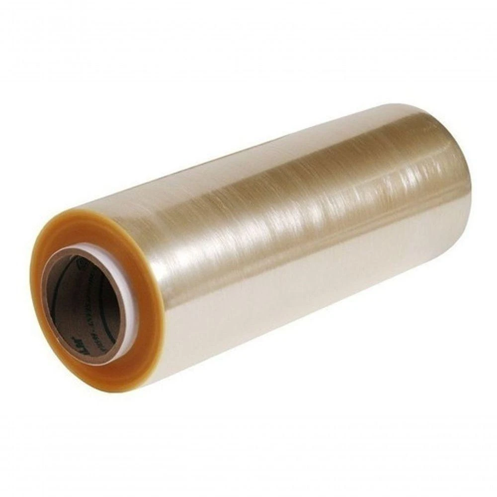 Rolo de Filme Plástico PVC 38CM X 300M Esticável Livre de Bisfenol a Transparente Higipack