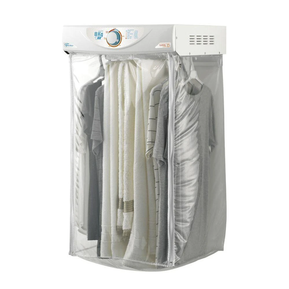 Secadora de roupas de parede fischer super 8kg com ciclo amaciante branco 220v