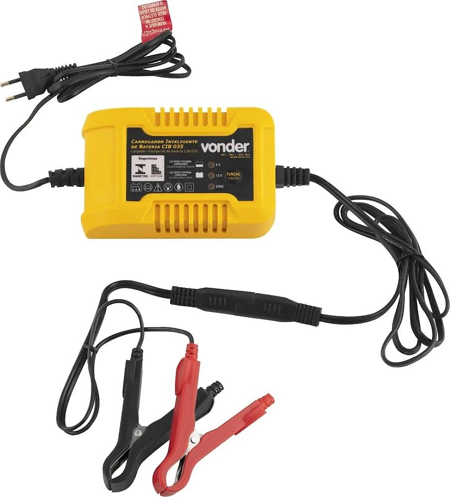 Carregador inteligente de bateria bivolt cib 035 vonder